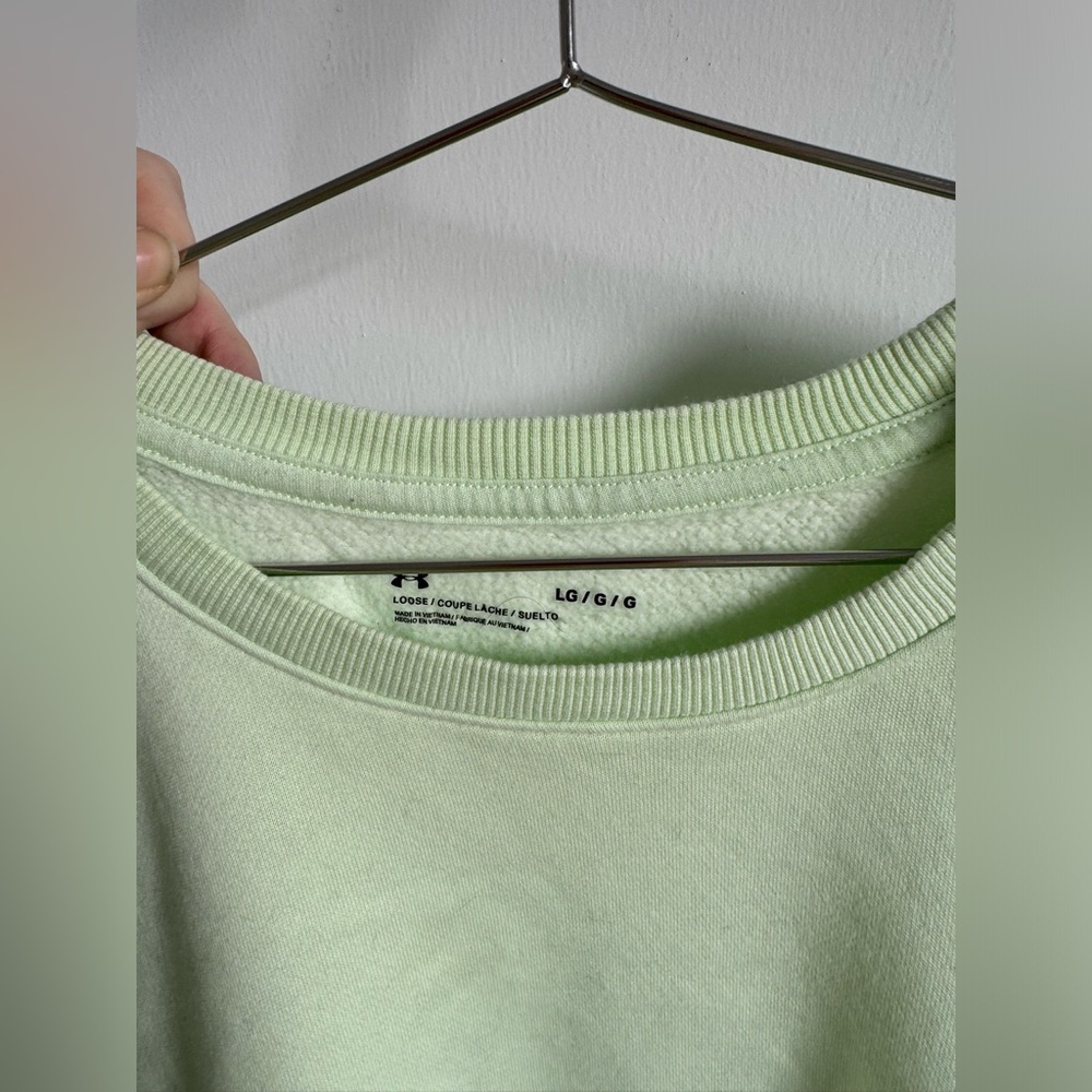 Under Armour Women's Rival Fleece Oversized Crew Size Large - Picture 5 of 9